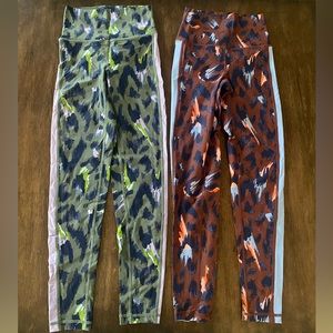 AERIE BUNDLE OF 2 XS LEGGINGS 1 NEW 1 EUC AMERICAN EAGLE